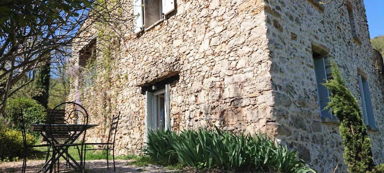 Gite En Cevennes Du Sud, Bergerie Restauree Au Rez De Jardin D'Une Bastide Avec Piscine, Vue Exceptionnelle, Authenticite Et Confort Saint-Laurent-le-Minier Екстер'єр фото